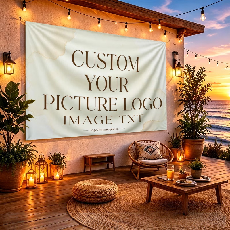 Commercial Printing Images - Bandiere Personalizzate Adatte per Logo o